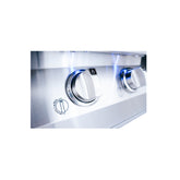 Close-up of RCS Pro Burner Side Burner ASB3, featuring dual burners for high efficiency cooking.